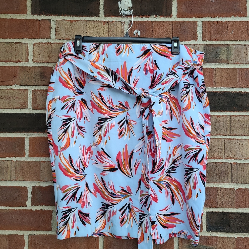 Lane Bryant flowered skirt